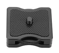 Hapivida Adaptateur de Montage Rapide pour stabilisateurs, Bloc d'adaptation en Alliage d'aluminium, Augmentation de 1,5 cm pour éviter Le avec l'objectif, 1/4\