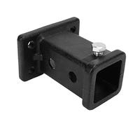 Hapivida Adaptateur de Tube récepteur boulonné pour attelage de remorque, pour Pick-up, Universel, en Acier moulé, 52 x 52 mm, Hauteur 130 mm