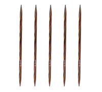 Hapivida Aiguilles à Tricoter Double Pointe en Bois 6mm-20cm, Ensemble de 5 Aiguilles Polyvalentes pour Tricot Créatif à Domicile, en Voyage ou en Déplacement, Accessoires Tricot s