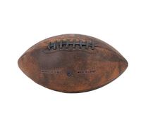 Hapivida Ballon de Rugby en Cuir PU - Entraînement de Football de Sport Vintage