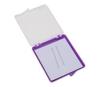 Hapivida Boîte à Aiguilles Magnétique Transparente, Organisateur d'Épingles à Tricoter avec Couvercle Clair et Disque Magnétique, Boîte de Rangement pour Accessoires de Couture, Ca (Violette)