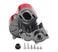 Hapivida Boîtier de transmission centrale pour AX10 SCX10 1/10, montage robuste avec support moteur, conception durable, matériau traité, compatible avec véhicules radiocommandés é