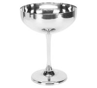 Hapivida Bols à Glace, Tasses à dessert en Acier Inoxydable, Bols à Bagatelles Sur Pieds, Plats de Service, Mini Tasses à Milk-Shake pour Crème Glacée, desserts, Pudding, Fruits, Apéritif (UNE)