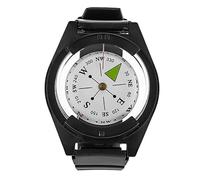 Hapivida Boussole Bras Outdoor, Monture ABS Léger avec Bracelet en Caoutchouc, Étanche et Durable, pour Randonnée, Camping, Vélo, Activités Extérieures