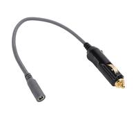 Hapivida Câble d'alimentation Allume Cigare, Adaptateur Secteur pour antenne Satellite Mini, Longueur 0.82ft, Câble d'alimentation DC en Caoutchouc et cuivre pour Voyage et Camping