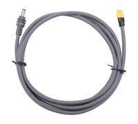 Hapivida Câble d'alimentation CC pour satellite 2 m, 12 V-24 V, fiche XT30 18 AWG vers tête CC, cordon d'alimentation étanche pour outils de communication (5m)