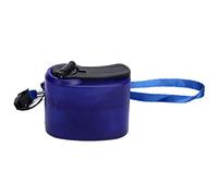 Hapivida Chargeur USB à manivelle Générateur d'électricité Manuel Portable d'urgence avec Lampe LED Rouge pour randonnées en Plein air et Camping Fil de cuivre ABS (Bleu)