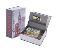 Hapivida Coffre-fort Forme Livre, Coffre Fort Secret avec Serrure à Combinaison et issimulée pour Rangement discret, Modèle Dictionnaire en Métal pour Bijoux et Argent à la Maison ou au Bureau