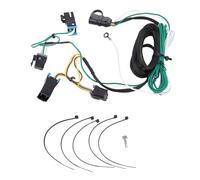 Hapivida Connecteur d'attelage remorque 4 Broches avec Faisceau de câblage, kit d'éclairage de remorque, Interface Standard, adapté pour camions Express modèle 2003-2023, 4 Pin Tra