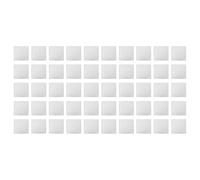 Hapivida Couvercles en Aluminium Autoadhésifs pour Capsules de Café, 50PCS, Compatible avec Machine, pour Protéger la Fraîcheur du Café, Tasse (Humilité)