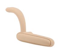 Hapivida Couvre poignée de porte en silicone, protection contre les pincements mains enfants, modèle universel 130 x 26 mm en silicone souple pour poignées de porte standard (Beige)
