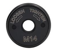 Hapivida Écrou de Bride pour Meuleuse d'Angle Autobloquant M14 45mm en Acier 40Cr, Plaque de Pression à Libération Rapide pour Disque de Coupe Métal et Diamant