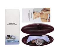 Hapivida Éliminateur de poils du cou du visage Outil d'épilateur de filage de coton Élimination douce efficace pour les femmes Hommes Portable Violet 12 x 4,5 x 3,7 cm (Boîte de lunettes)