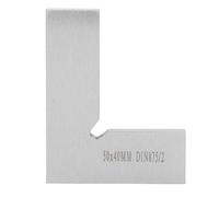 Hapivida Équerre de Machiniste 90 Degrés 50x40mm, Règle d'Ingénieur Angle Droit en Acier Carbone Outil de Mesure pour Menuiserie, Fabrication de Meubles