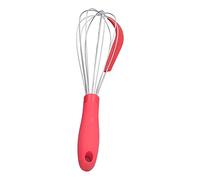 Hapivida Fouet Ballon en Acier Inoxydable avec Grattoir en Silicone, Poignée Antidérapante pour Cuisine, Pâtisserie et Mélange de Crèmes