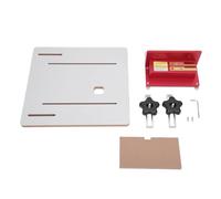 Hapivida Gabarit à Tenons pour Table de Défonceuse Clés en Laiton | Gabarit Tenons Aluminium Clés Laiton 1 4 3 8 1 2 Pouce Pour Table