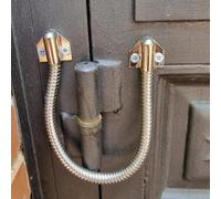 Hapivida Gaine de Passage, Protecteur de Câble en Acier Inoxydable Boucle de Porte 40cm avec Vis pour Système de Contrôle d'Accès Installation Extérieure