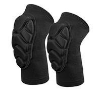 Hapivida Genouillère De Sport En Fibre De Polyester Et Mousse, Taille Unique Noir