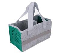 Hapivida Hapida Portable Portable Sac de Rangement, Tonie Box de Transport boîtier pour toniebox Audio Joueur Starter Set en Tissu Feuille Organisateur Voyage Musical Pliant Tonies (Lac Bleu)