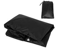 Hapivida Housse de Protection Imperméable pour Voiturette de Golf, 210D Revêtement PU Anti UV Résistant aux Intempéries avec Fermeture Éclair et Élastique, Sac de Transport Inclus