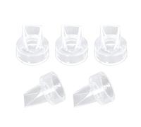 Hapivida Kit de remplacement de valve canard, 5 pièces valve silicone pour pompe bébé, transparent, lavable, pour accessoires mère et bébé