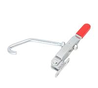 Hapivida Loquet à Crochet Type J GH 452, Verrouillage Rapide Réglable, Fer Galvanisé, Capacité de Serrage 170kg pour Portes, Coffres, Couvercles, Applications Industrielles et Menu