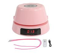 Hapivida Machine à Saut à la Corde Automatique Électrique avec Compteur Intelligent, Appareil d'exercice Sécuritaire Télécommande pour Enfants Débutants et Famille, Design Compact (Rose)