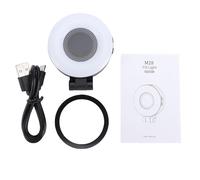 Hapivida Magnetic Phone Selfie Light 360 Degree Rotatable LED Phone Fill Ring Light with 3 Color Modes Beauty Mirror Dimmable for Photography (Black)