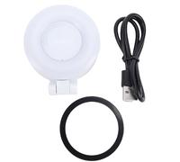 Hapivida Magnetic Phone Selfie Light 360 Degree Rotatable LED Phone Fill Ring Light with 3 Color Modes Beauty Mirror Dimmable for Photography (White)