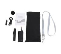 Hapivida Microphone sans Fil 2.4G Réduction de Bruit, Micro Cravate Main Libre Enseignement Karaoké Streaming Extérieur 30m Portée Rechargeable Type C, Micro Haute Sensibilité Doub (1 pour 1)