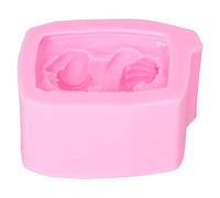 Hapivida Moule Silicone Bébé Dormir Forme Pâtisserie Cake DIY 8x6,5x4cm Rose