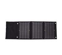 Hapivida Panneaux Solaires Monocristallins Portables, 24W Recharge USB Pliables pour Camping Activités Extérieures