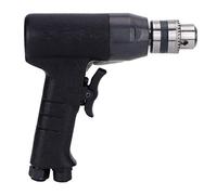 Hapivida Perceuse Pneumatique Type Pistolet, Outils de Perçage à Air Portatif avec Inverseur Fonction Réversible 3/8 Po Pouces en Alliage Zinc Fer pour Plaque Métallique Bois Mobil