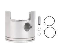 Hapivida Piston Ring Kit 82mm STD, 688-11631 pour moteur hors bord Parsun 75/85 90 chevaux 2 temps, kit de piston avec clips, diamètre standard 82mm, pièce de rechange moteur