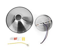 Hapivida Plafonnier Industriel Vintage E27 à Une Tête, Matériau Fer Résistant Compatible Ampoules LED pour Salon Balcon Couloir 85-265V