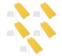 Hapivida Planche à Gnocchi PP Multifonctionnelle, Rouleau à Pâtes pour Gnocchi Garganelli, Outil de Cuisine pour la Maison et le Restaurant (5 Sets)