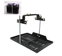 Hapivida Plateau de Support de Batterie, Barre transversale réglable, Support de Maintien de Batterie avec tiges et boulons pour Batteries Automobiles, Camping-Car et Marines séries 27 30
