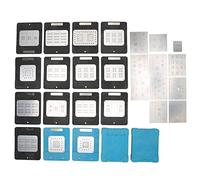 Hapivida Plateforme de Pose d'Étain Station de Reballing BGA avec 2 Bases Magnétiques pour Puces PMU SMC T1 T2 RAM NAND WiFi Modèle DS 201B en Acier Mesh pour Ordinateur Portable O