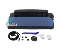 Hapivida Projecteur HUD pour Pare brise Véhicule, Affichage RPM Alarme Température Consommation Carburant Compatible OBDII EOBD 2005+ EU Modèles, Installation Facile Branchement Di