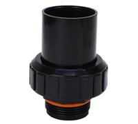 Hapivida Raccords de Pompe de Piscine en PVC pour Filtre à Sable, Raccord Union PVC Fileté Tuyau Droit pour Raccordement Pompe et Réservoir de Sable, 2 (1,5 pouces G1-1/2)