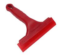 Hapivida Raclette Multi-Usages, Flexible Rubber Blade Cleaning Tool, Lightweight and Portable, Red, for Windows, Mirrors, Shower Doors