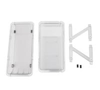 Hapivida Rangeur de Cannettes de Soda pour Réfrigérateur, Distributeur de Boissons Transparent 2 Couches Extensible, Support à Bière à Roulage Automatique pour Frigo Garde Manger C