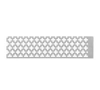 Hapivida Règle de Peinture Diamant, Règle en Acier Inoxydable à Grille Vierge pour Application Précise de Strass Artisanat DIY 285 Trou pour Débutants et Experts
