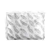 Hapivida Sac de Rangement Vêtements, Sac Pliant pour Couverture, Couette, Pull, Boîte de Stockage Voyage Bagage, Tissu Résistant Imperméable PEVA, Capacité 25 kg, pour Rangement Ma (57*40*22CM ailes