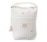 Hapivida Sac pour Biberon Portable - Pochette Pliable pour Repas de Bébé avec Motif Brodé - Pour Lingettes, Couches, Boissons Aux Fruits (B)