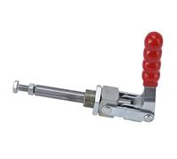 Hapivida Serre joint à levier en ligne à action push pull, Capacité de serrage 318 kg, poignée à ouverture rapide 180 degrés, outil de fixation pour opérations machines et projets