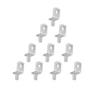 Hapivida Shelf Bracket 10pcs, Support étagère métal plastique pour armoire placard vitrine table montage mural
