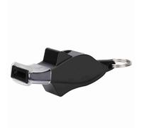 Hapivida, Sifflet pour Arbitre de Football et Basketball, Forme Dauphin, Design léger avec Cordon, pour Survie en Plein air et Cours d'éducation Physique (Noire)