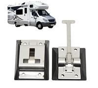 Hapivida Support de Porte Camping-Car, Loquet Acier Inoxydable 316 avec ABS Installation Facile Sécurité Maximale pour Remorques et Camping-Cars Confort Ergonomique