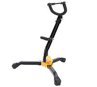 Hapivida Support de Saxophone Alto Tenor Pliable et Réglable en Métal, Structure Tripode Compacte et Portable avec Base Antidérapante pour Musicien de Scène ou Répétition